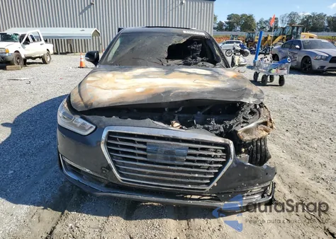 2018 Genesis G90 Ultimate z USA, uszkodzony, nr VIN KMHG54JH8JU049335